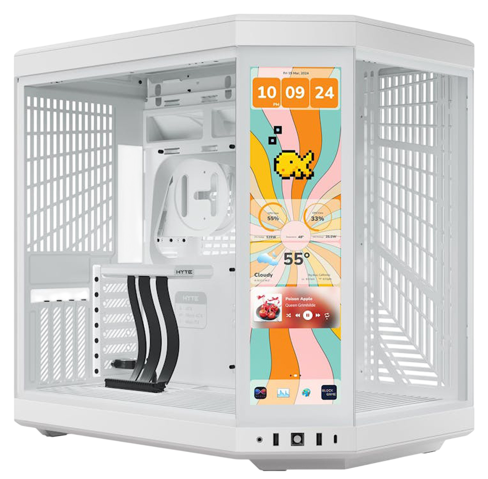 CASE HYTE Y70 TOUCH SNOW/WHITE
