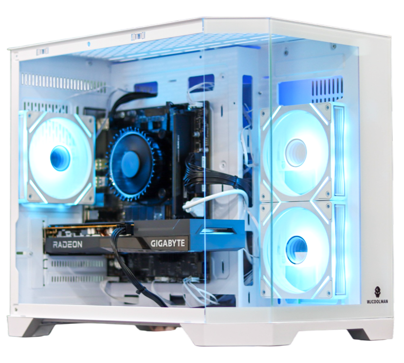 CASE WJCOOLMAN DREAMER M-ATX (No Fan) WHITE