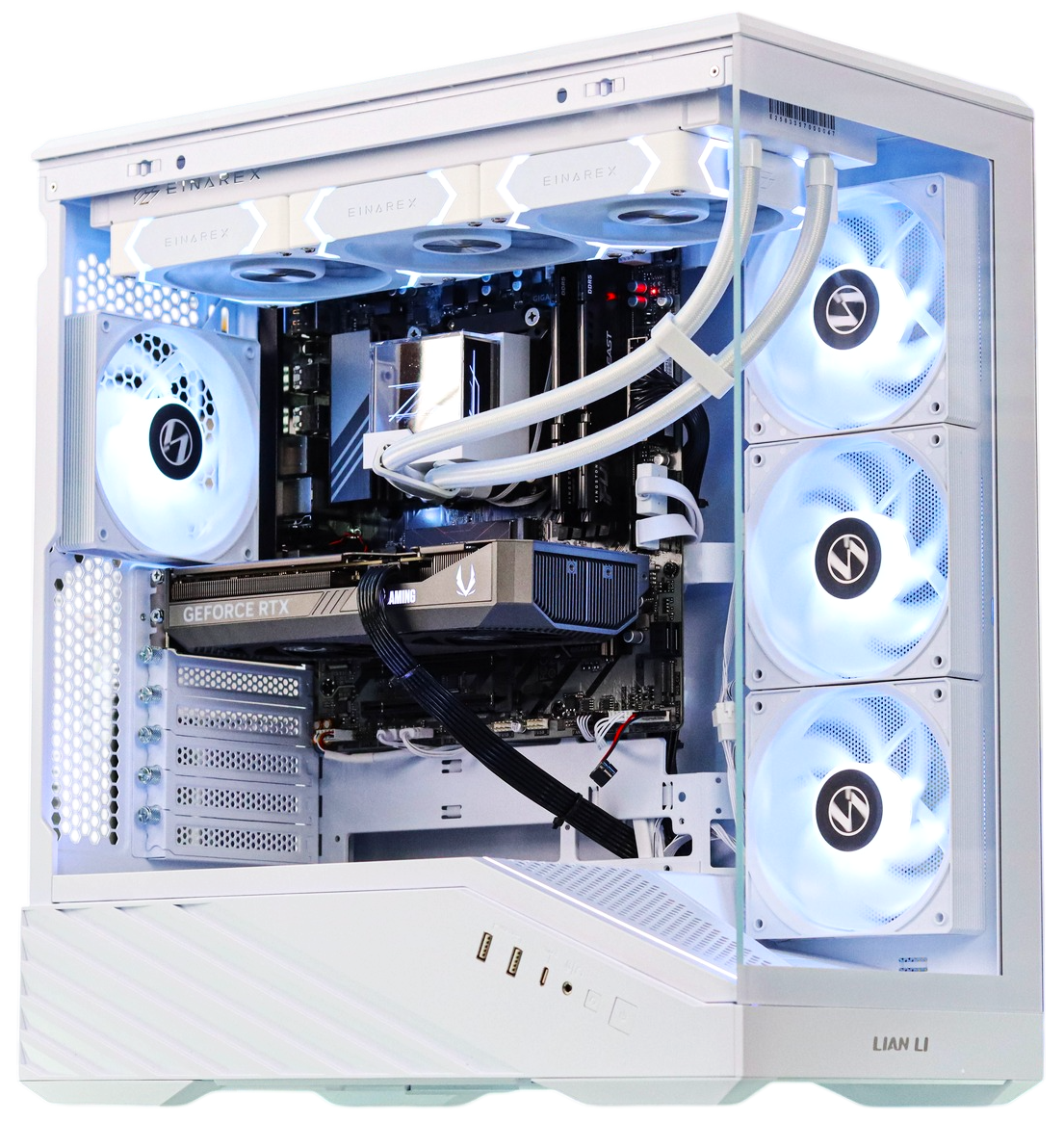 CASE LIAN LI VECTOR V100 RGB WHITE E-ATX