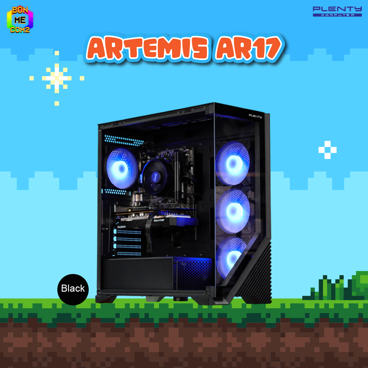 CASE PLENTY ARTEMIS AR17 BLACK